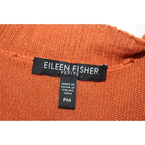 Host Pick!!! 🫎☘️🌏🧲 Eileen Fisher Elbow Sleeve Cardigan- Cotton Silk Cord, PM - Picture 4 of 9